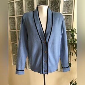 Cardigan with Silver Buttons